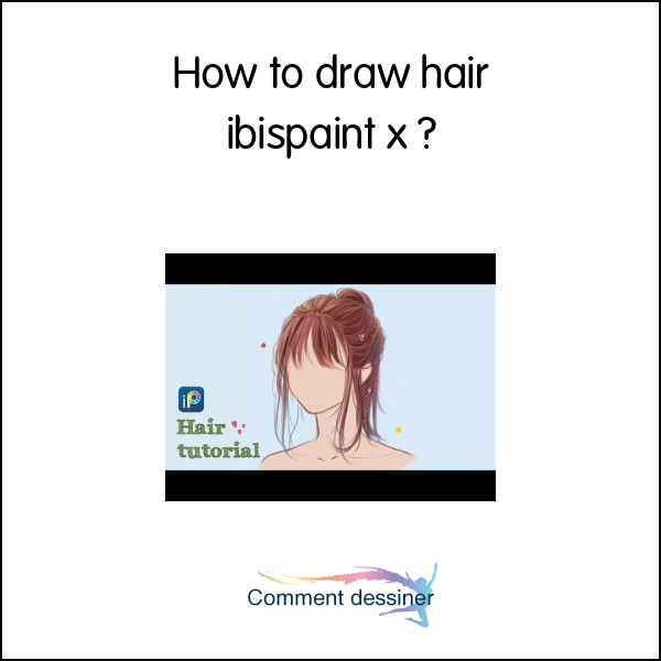 How to draw hair ibispaint x
